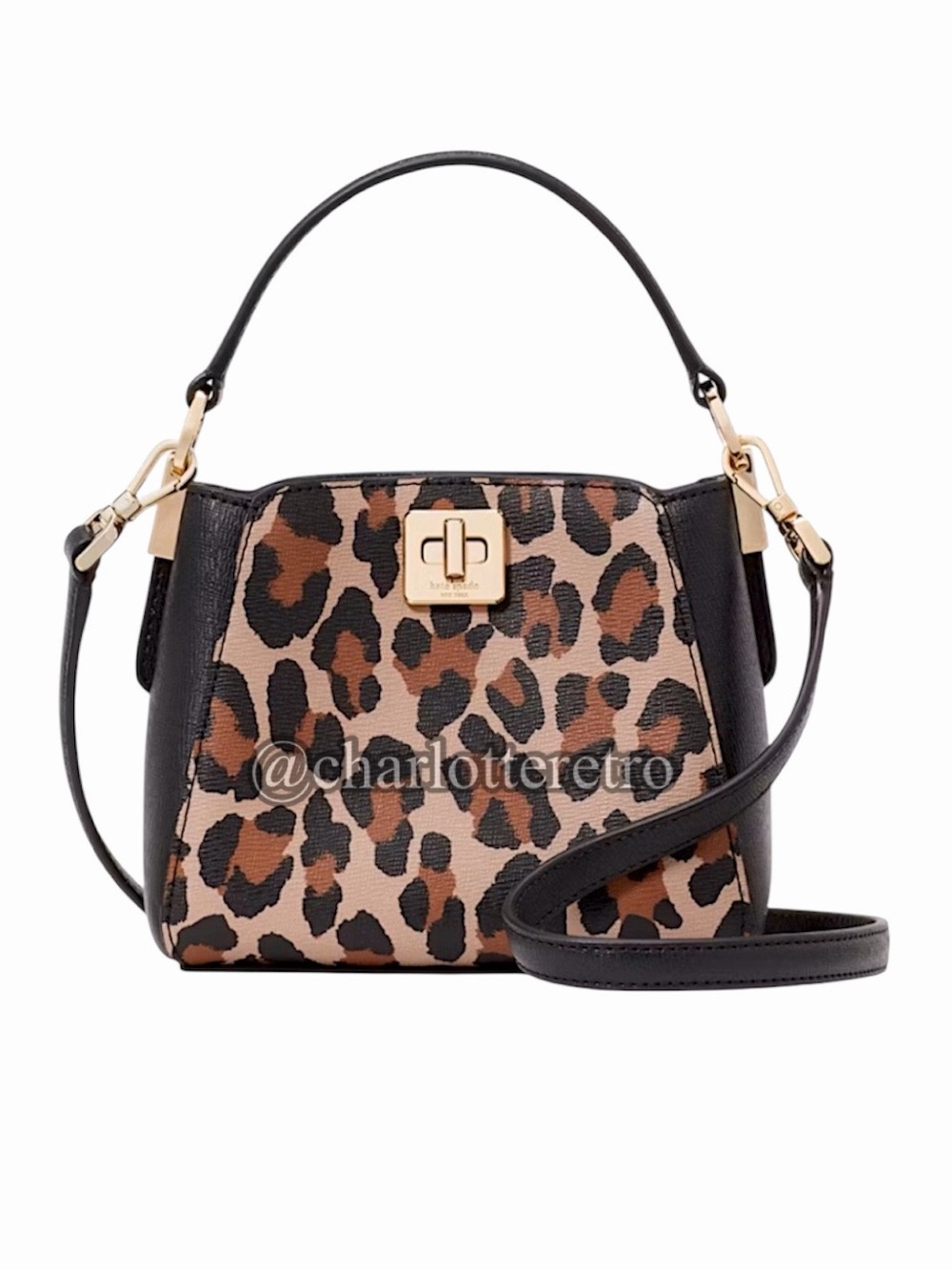 Kate Spade PHOEBE Leopard Mini Top Handle Bag
